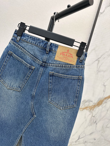 P 25SS DENIM SKIRT
