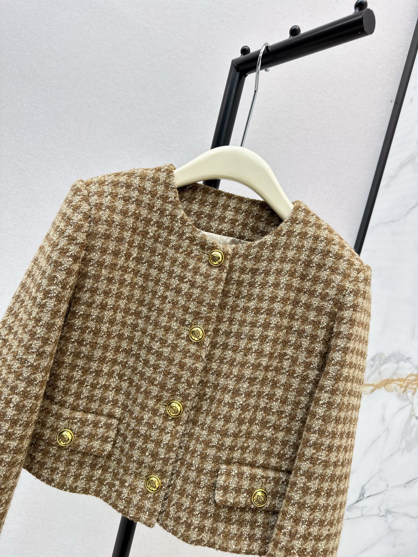 Jis 25ss houndstooth jacket