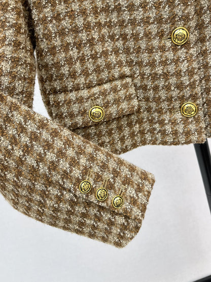 Jis 25ss houndstooth jacket