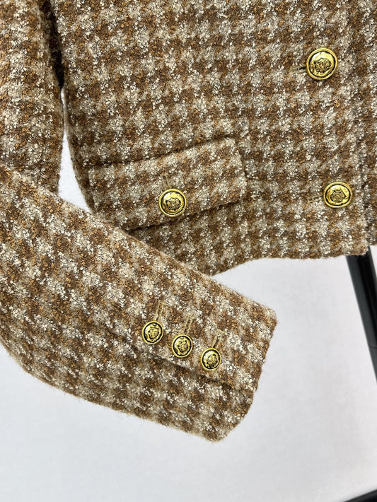 Jis 25ss houndstooth jacket