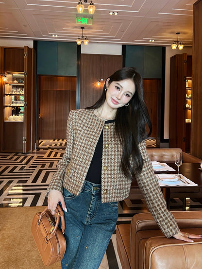 Jis 25ss houndstooth jacket
