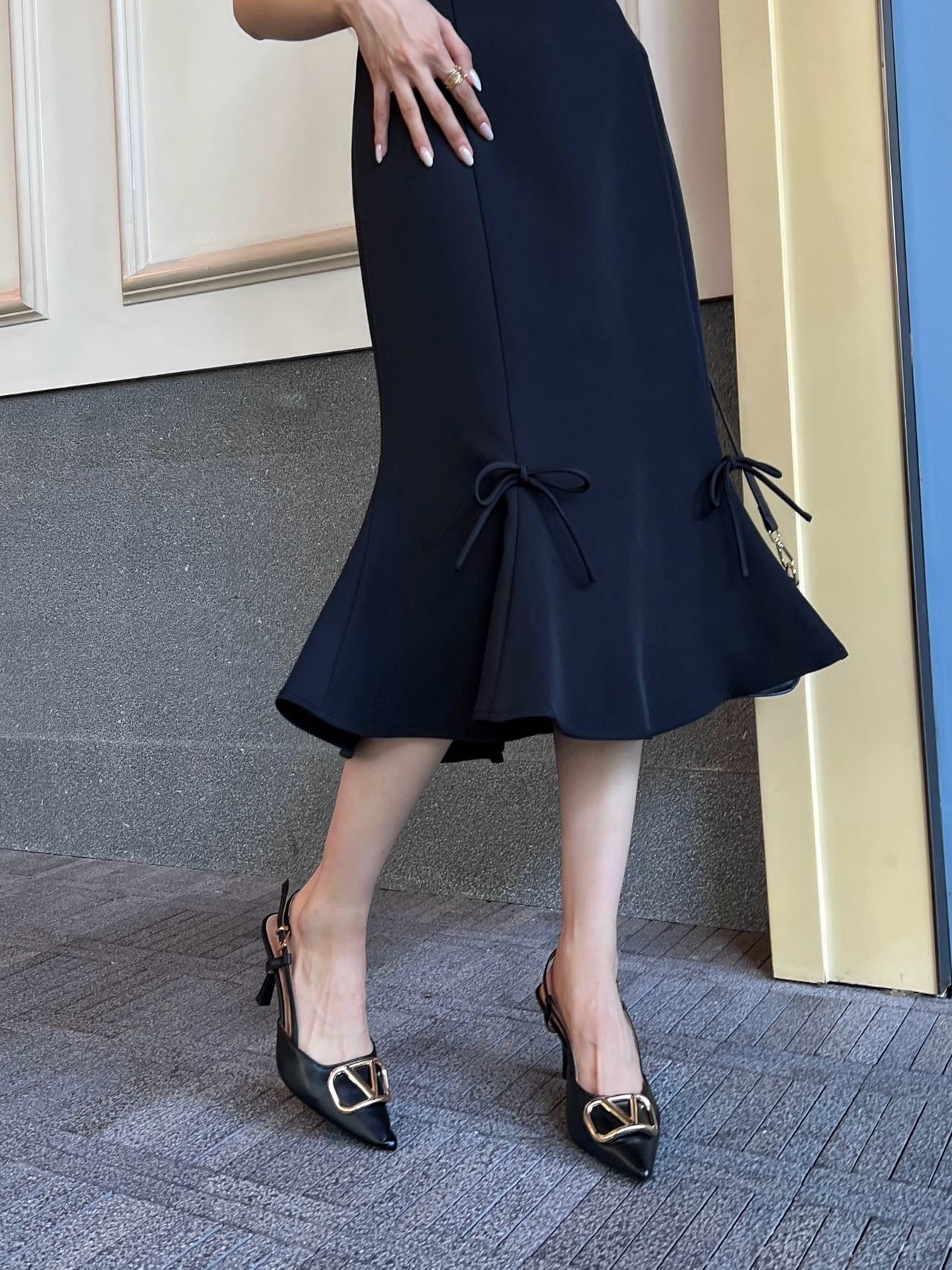 Val 25ss ruffle skirt