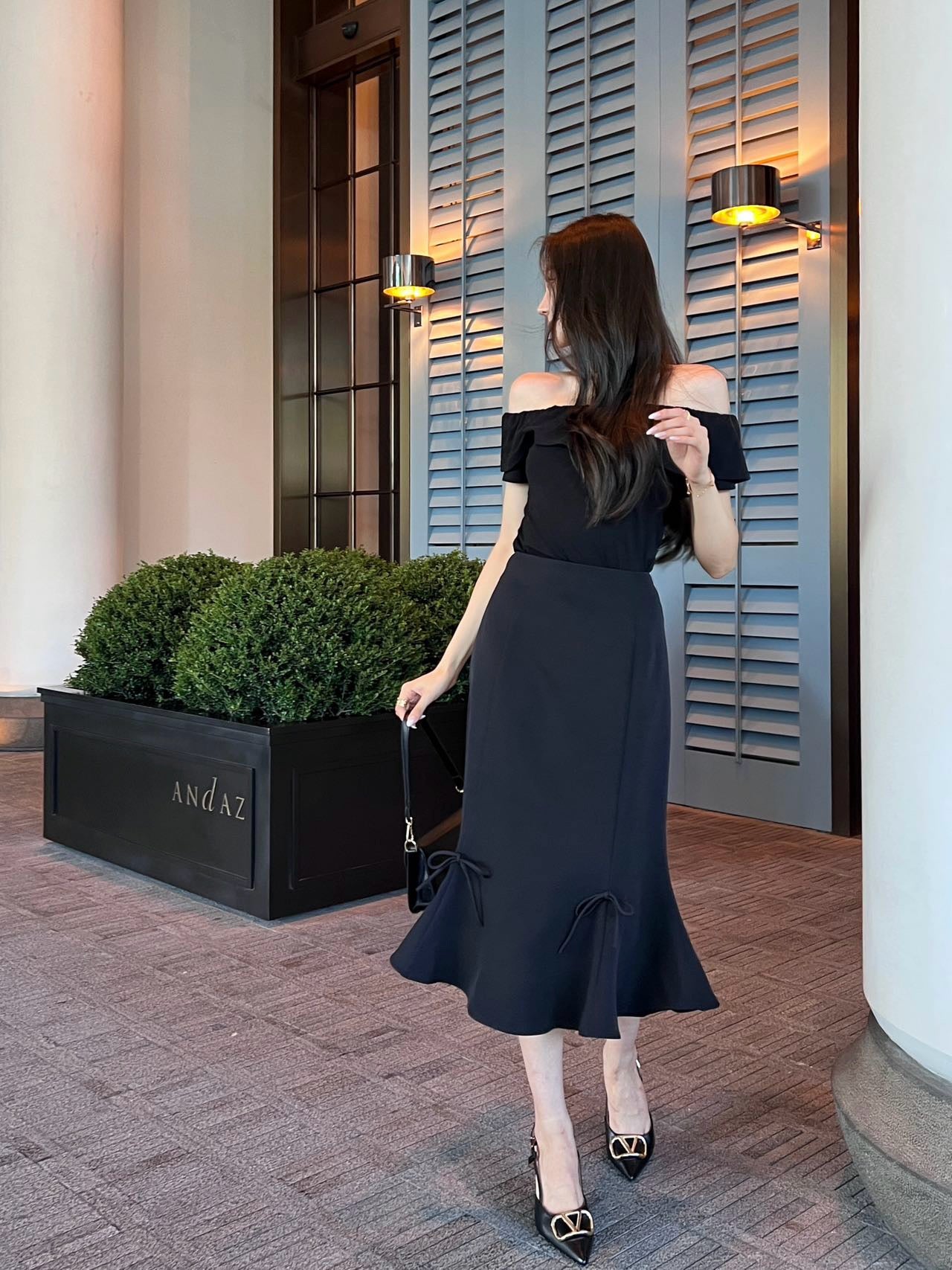 Val 25ss ruffle skirt