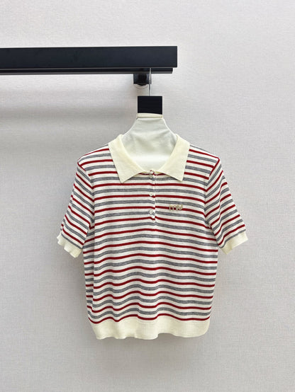 MI 25SS KNITTED WOOL POLO