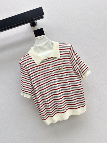 MI 25SS KNITTED WOOL POLO