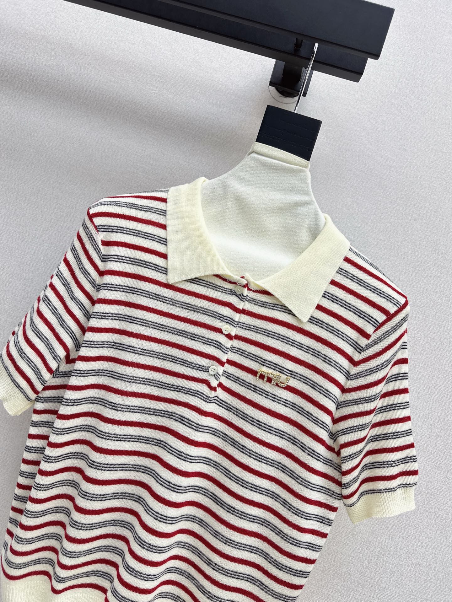 MI 25SS KNITTED WOOL POLO
