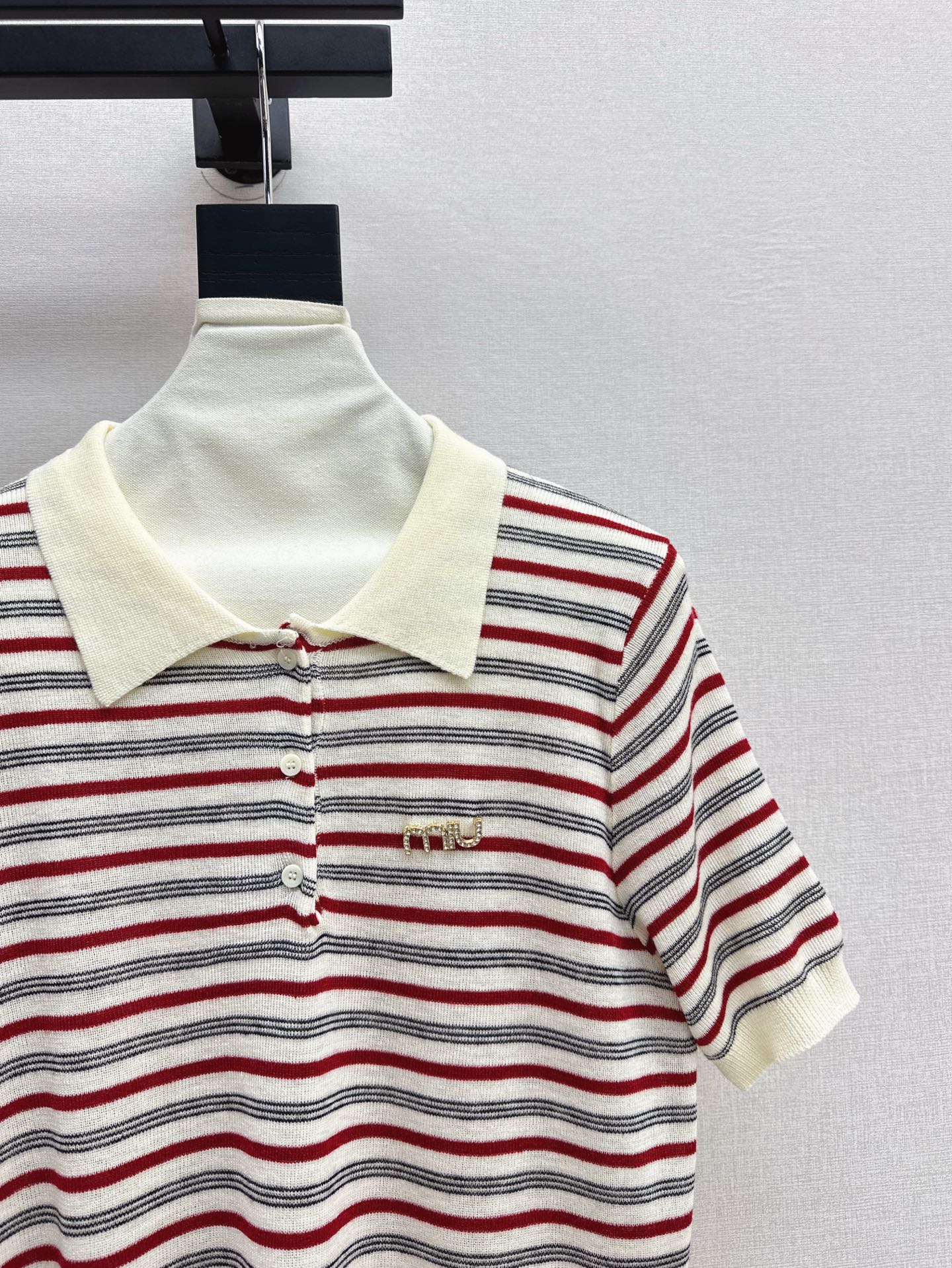 MI 25SS KNITTED WOOL POLO