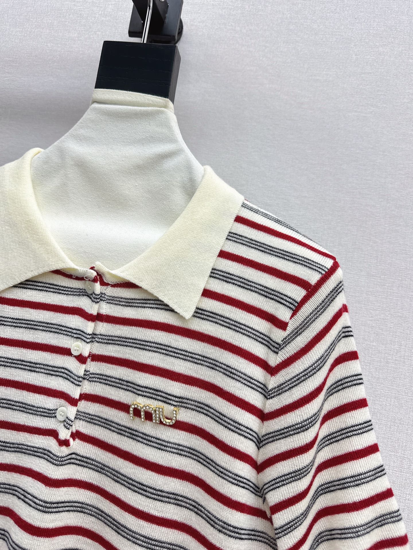 MI 25SS KNITTED WOOL POLO