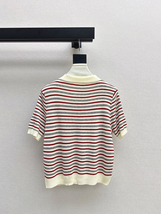 MI 25SS KNITTED WOOL POLO