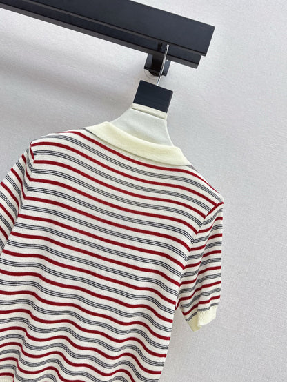 MI 25SS KNITTED WOOL POLO