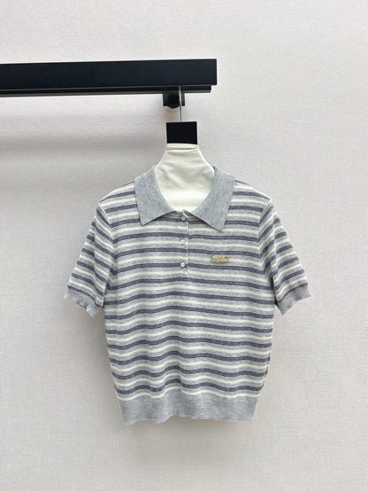 MI 25SS KNITTED WOOL POLO