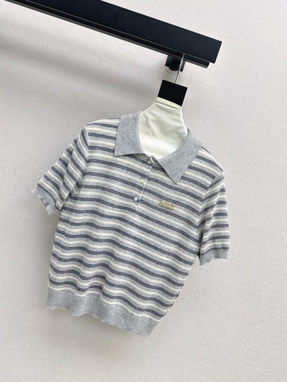 MI 25SS KNITTED WOOL POLO