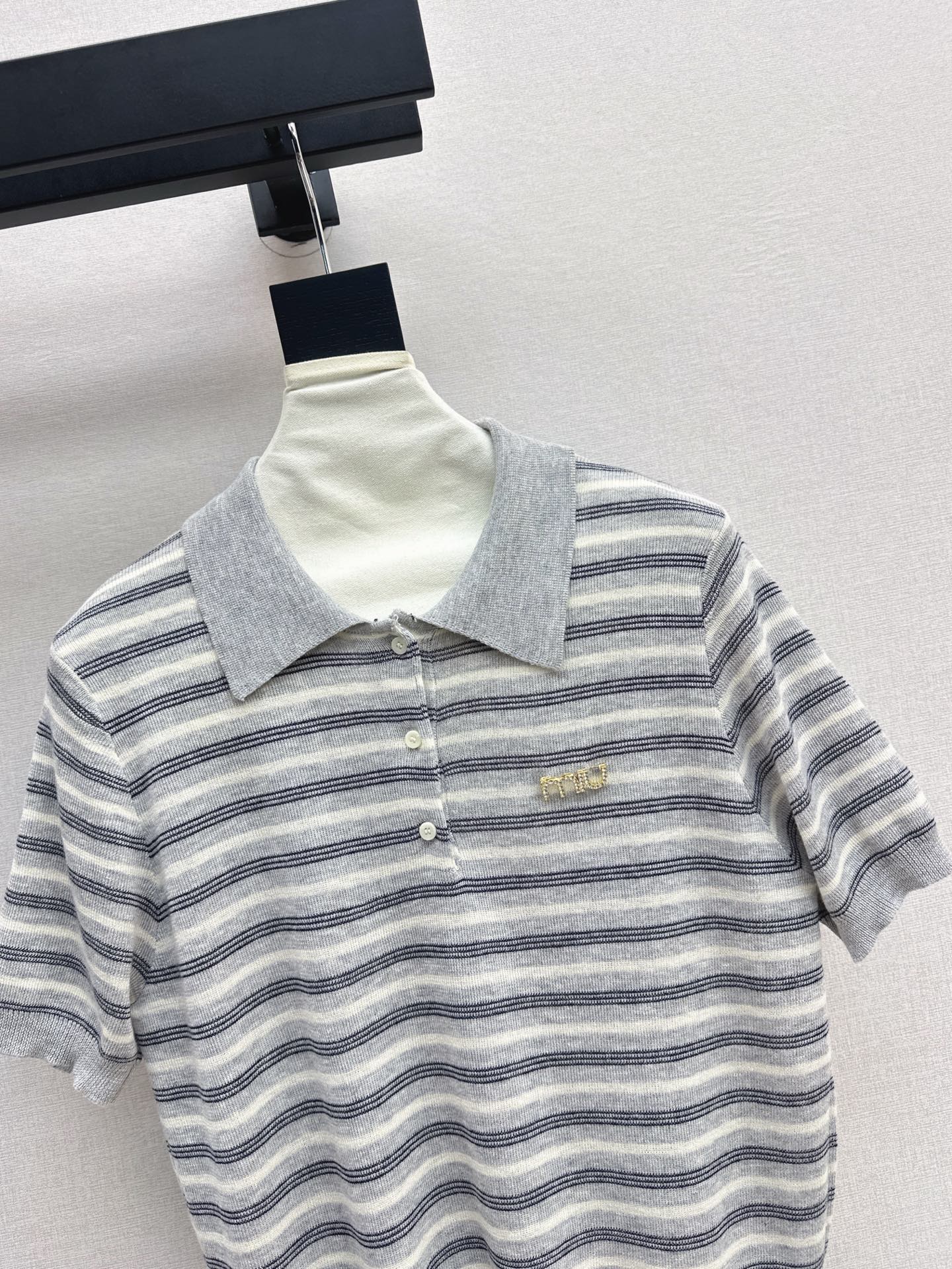 MI 25SS KNITTED WOOL POLO