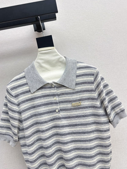 MI 25SS KNITTED WOOL POLO