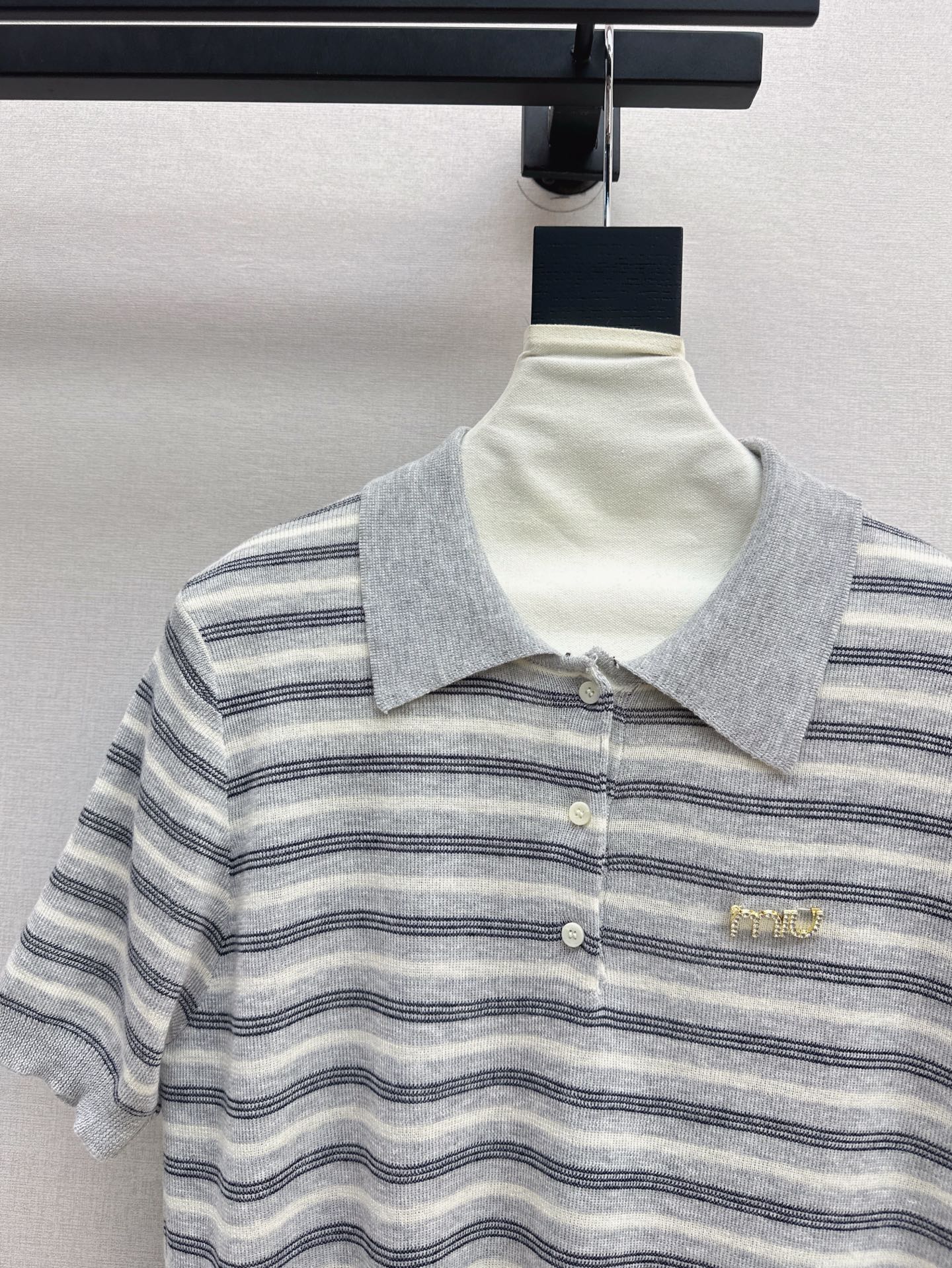 MI 25SS KNITTED WOOL POLO