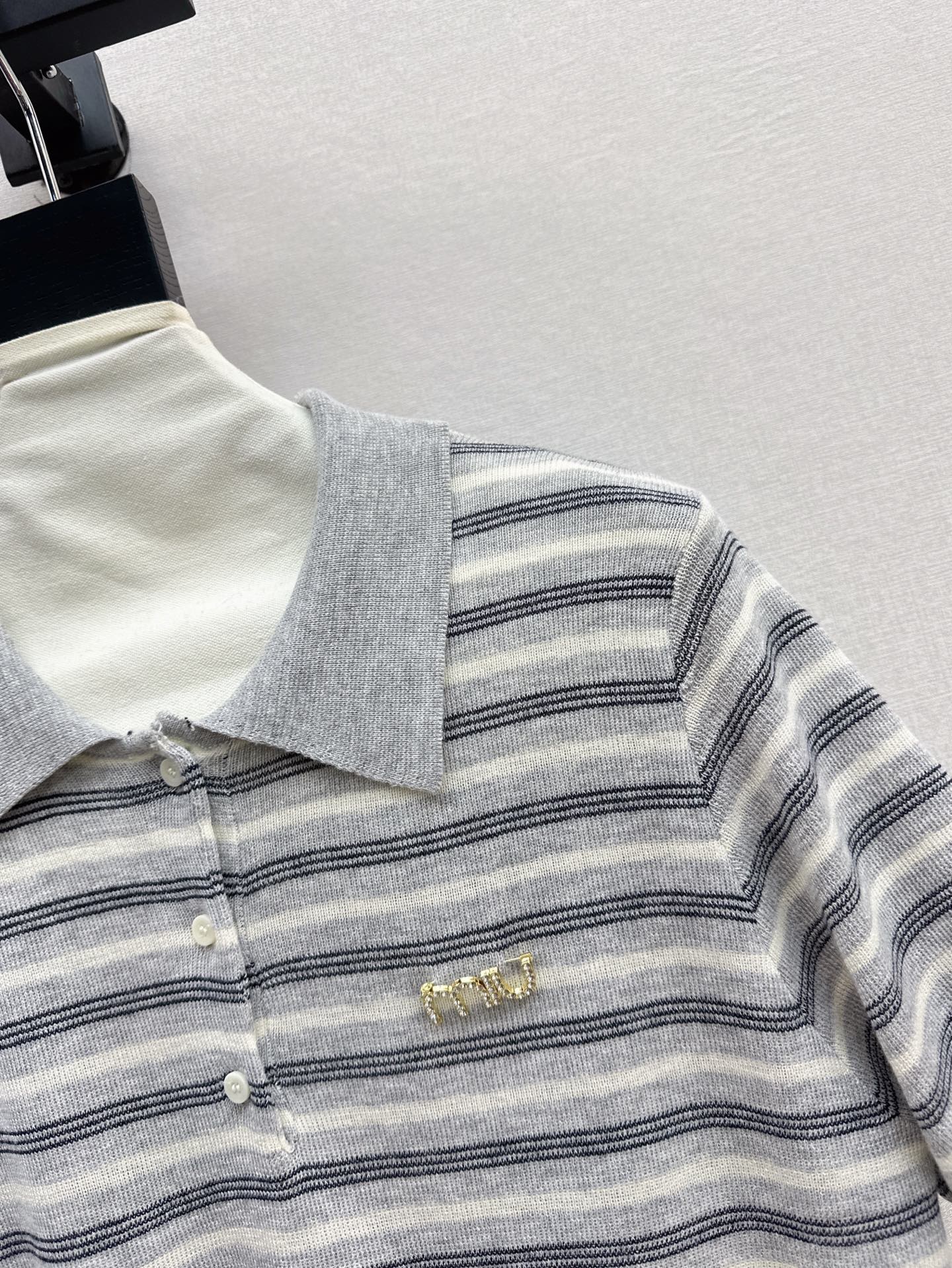 MI 25SS KNITTED WOOL POLO