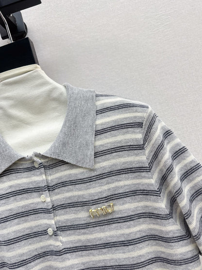 MI 25SS KNITTED WOOL POLO