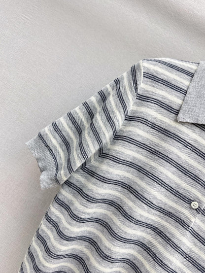 MI 25SS KNITTED WOOL POLO
