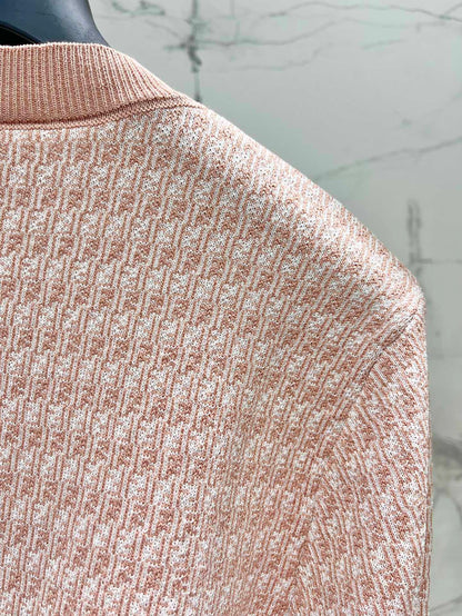 Fe 25ss jacquard knitted sweater