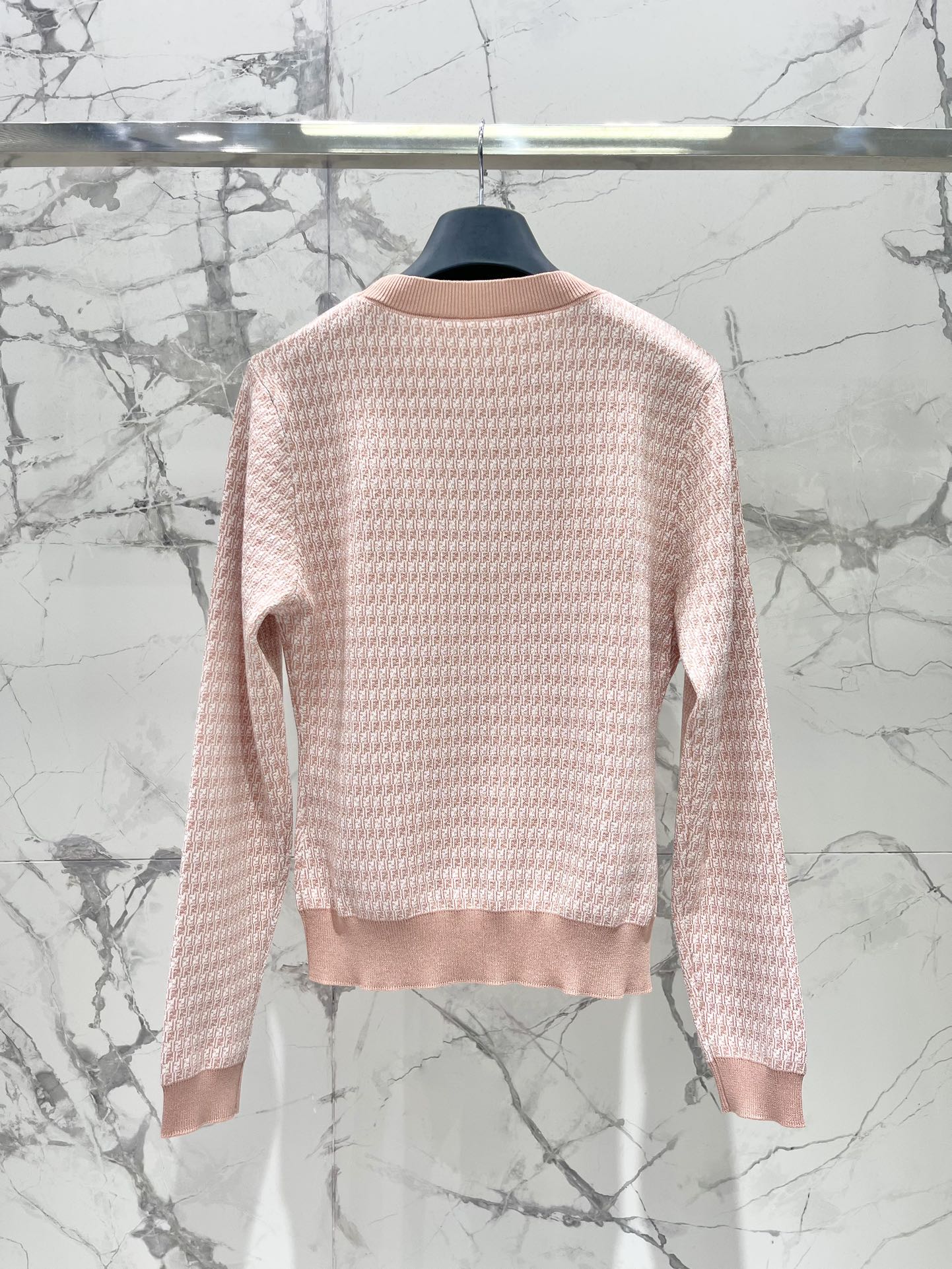 Fe 25ss jacquard knitted sweater