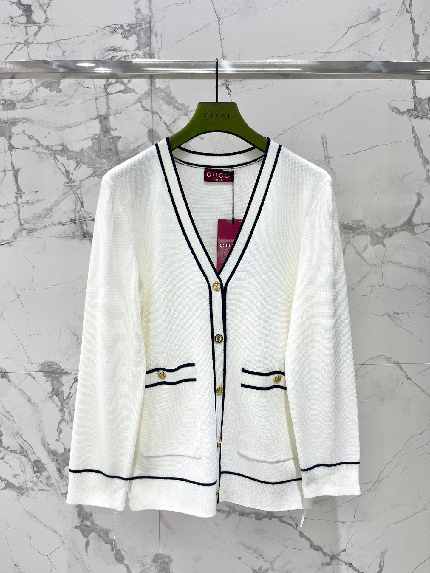 G 25ss knitted cardigan