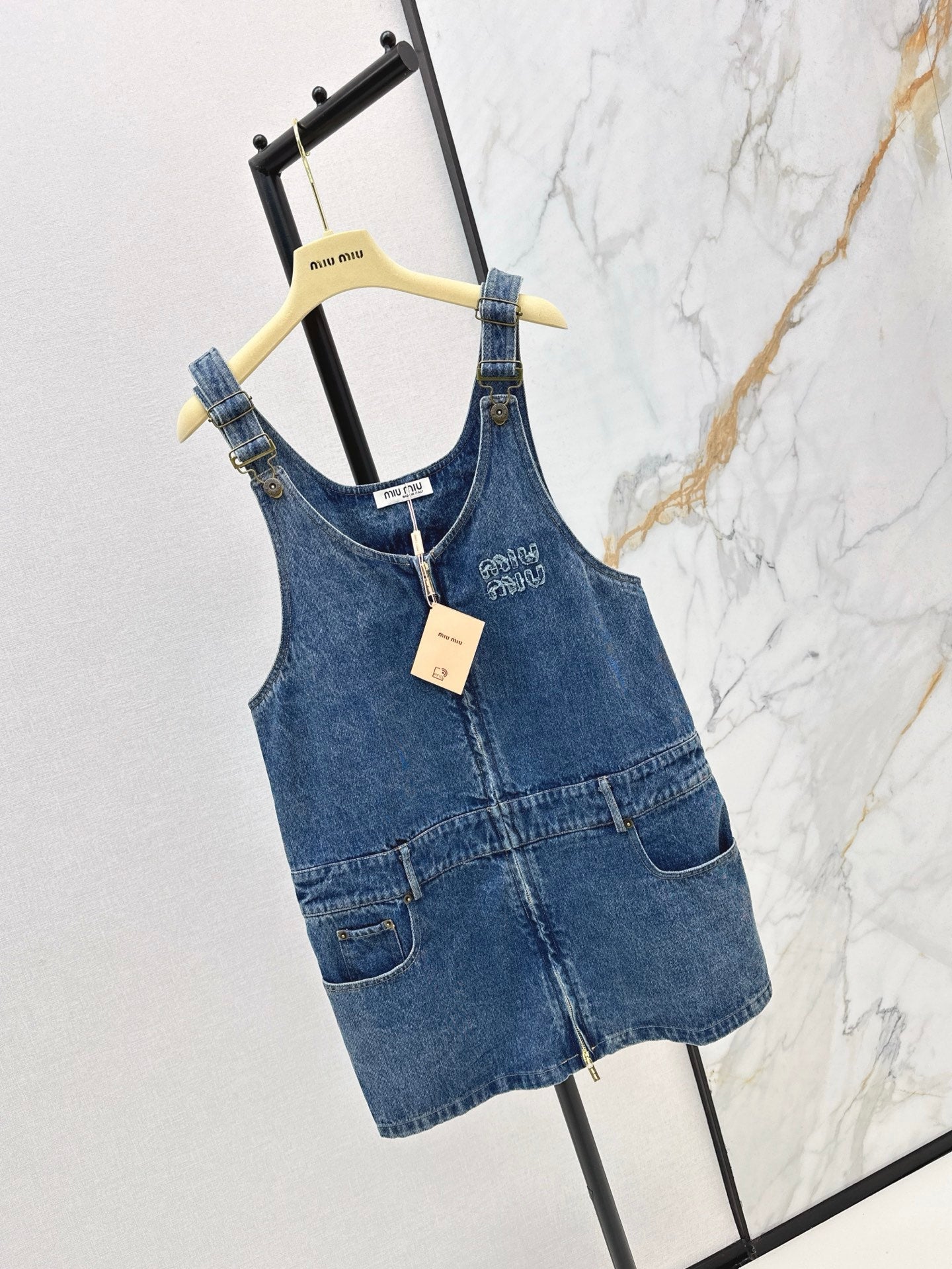 M 25SS denim overall