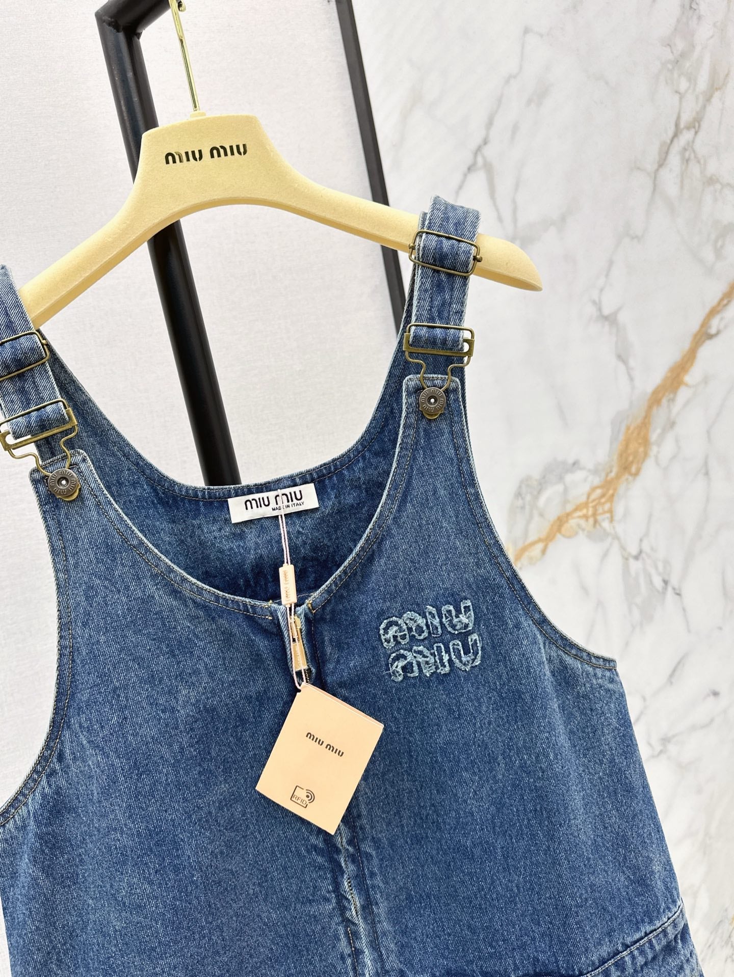 M 25SS denim overall