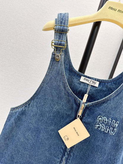 M 25SS denim overall