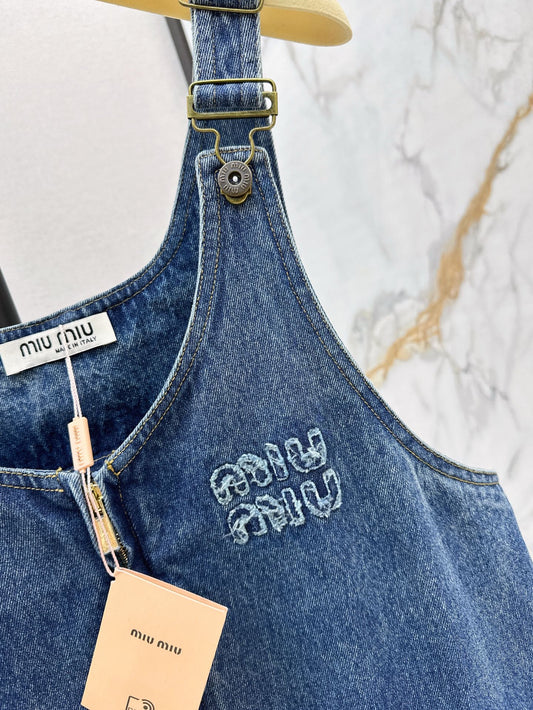 M 25SS denim overall