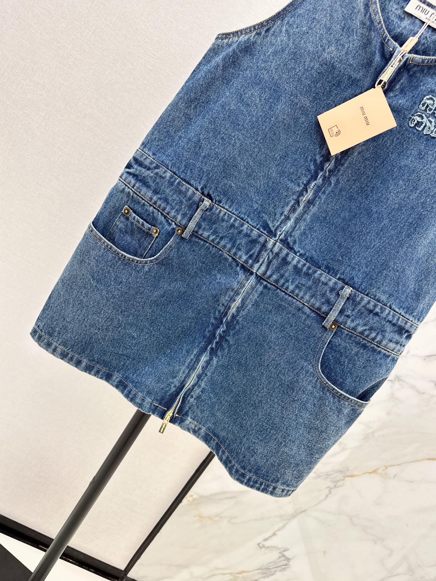 M 25SS denim overall