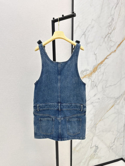 M 25SS denim overall