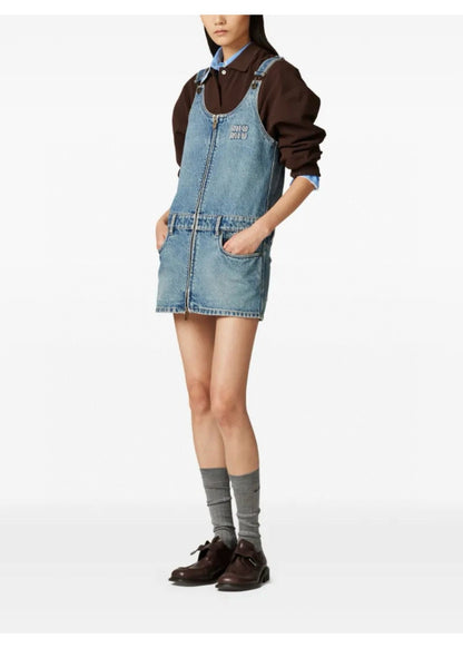 M 25SS denim overall