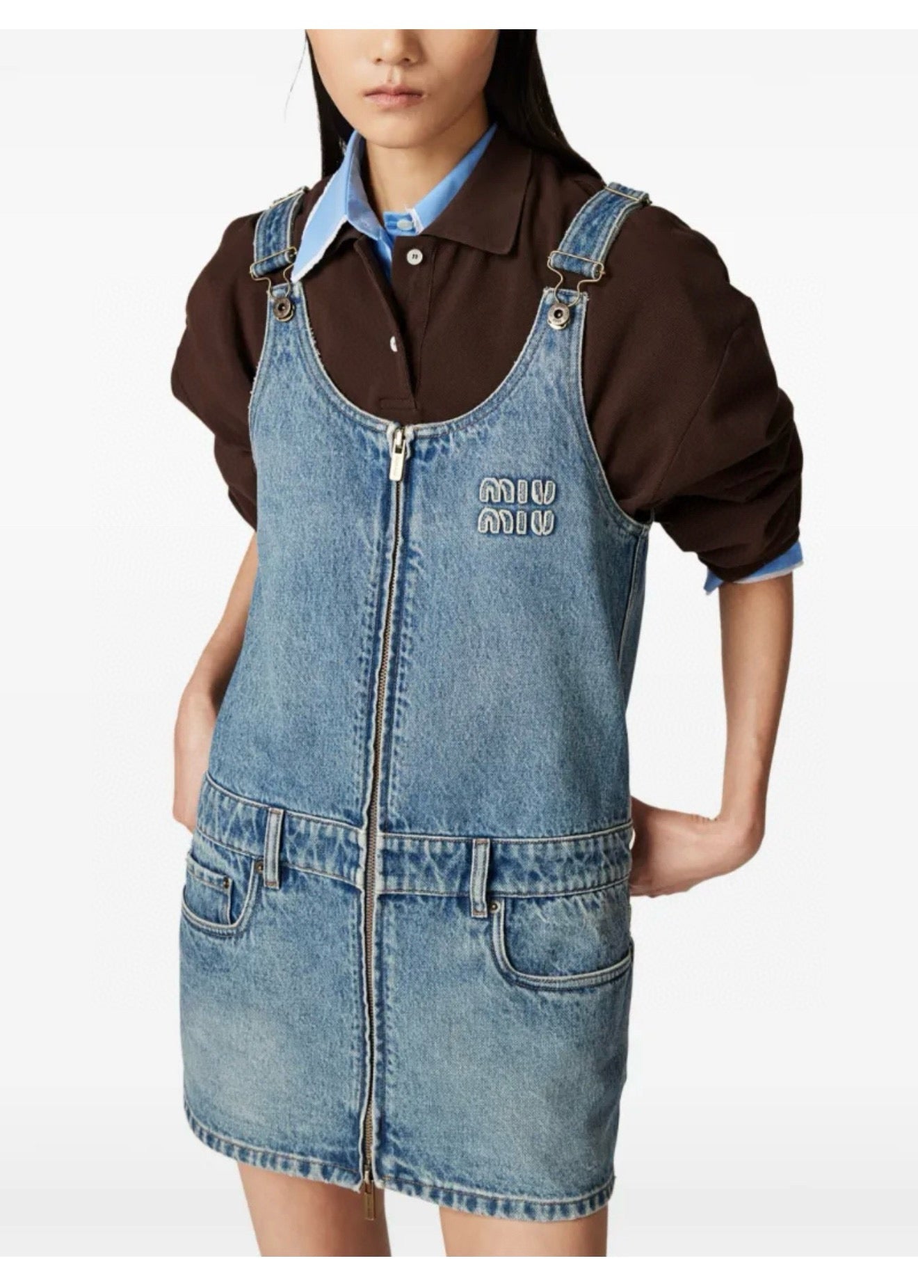 M 25SS denim overall