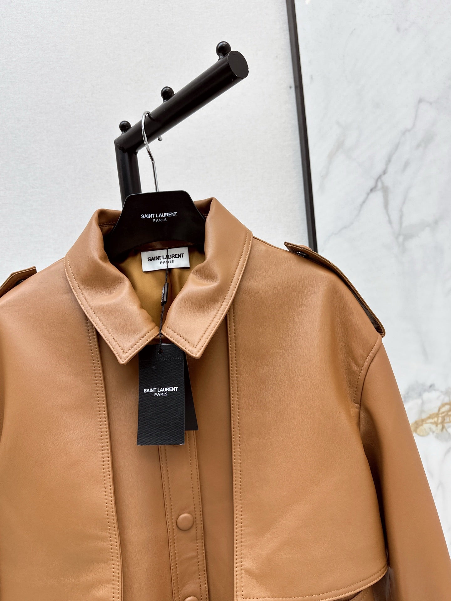 Sa 25ss leather jacket