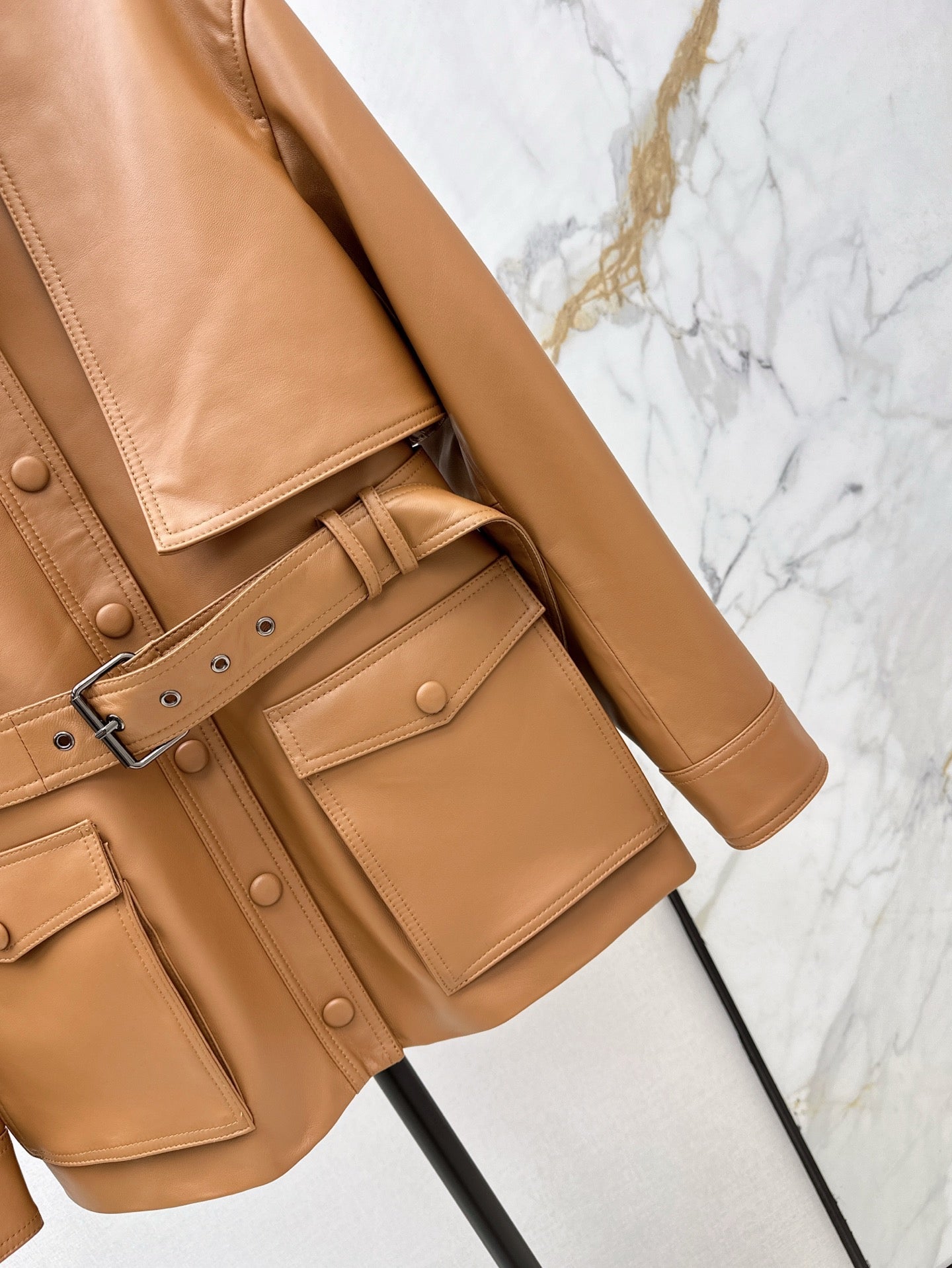 Sa 25ss leather jacket