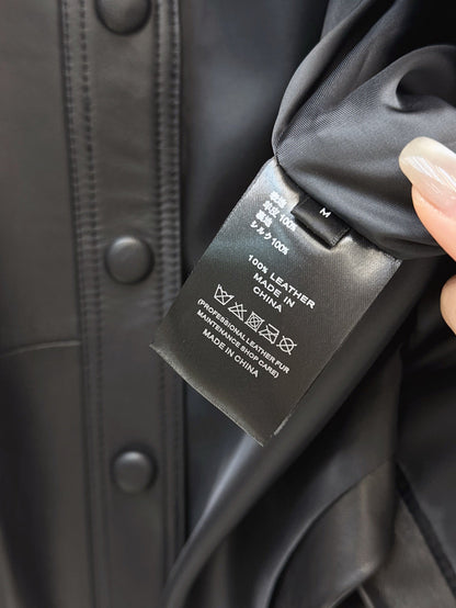 Sa 25ss leather jacket
