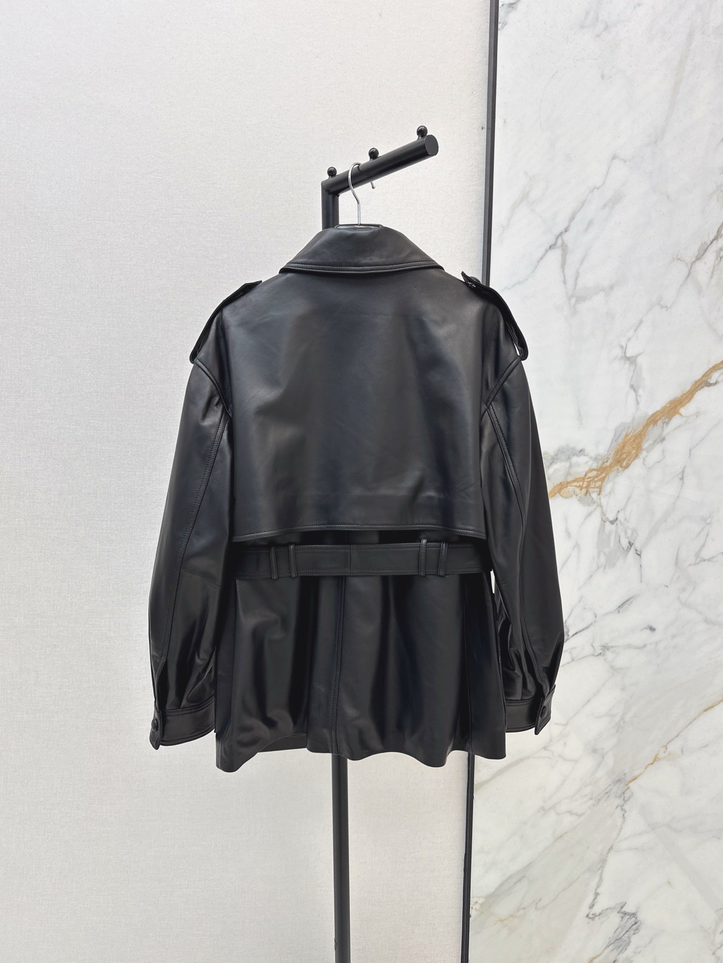 Sa 25ss leather jacket