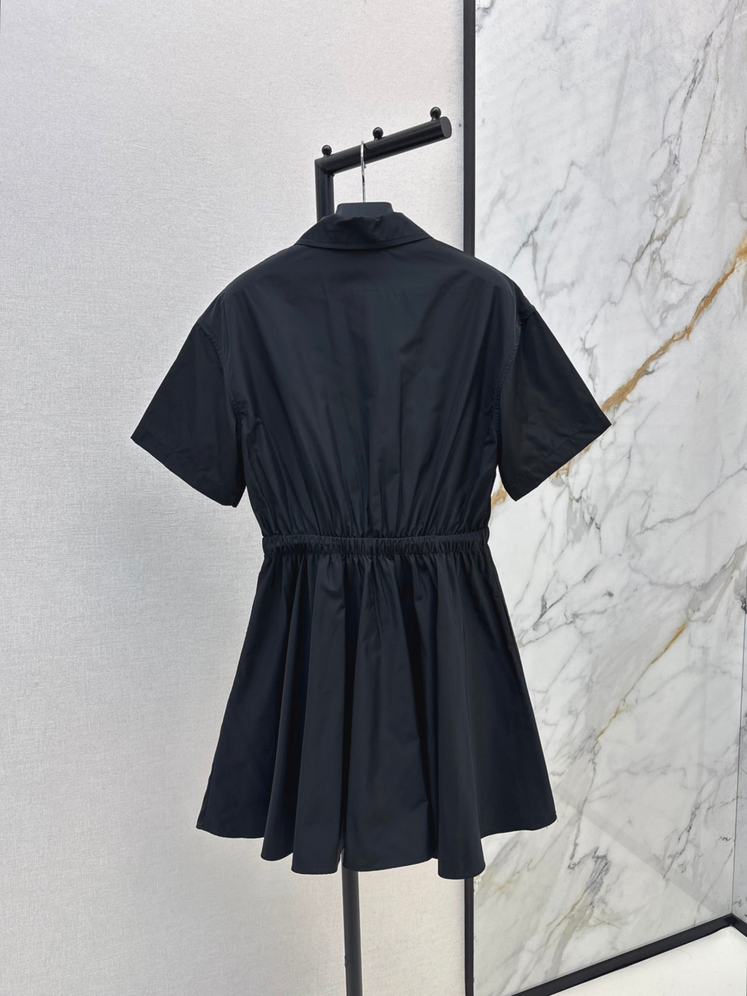 P 25SS drawstring shirt dress