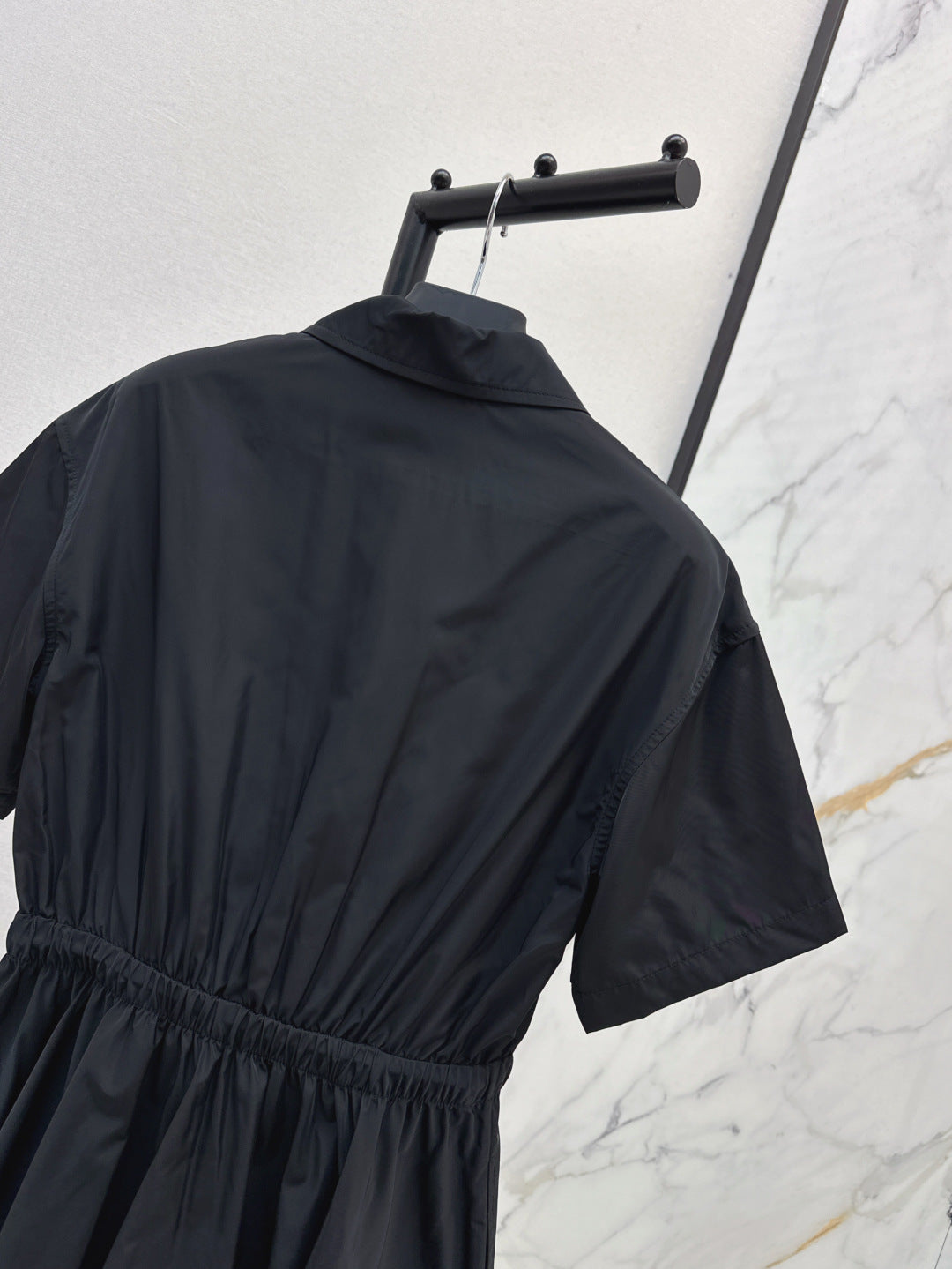 P 25SS drawstring shirt dress