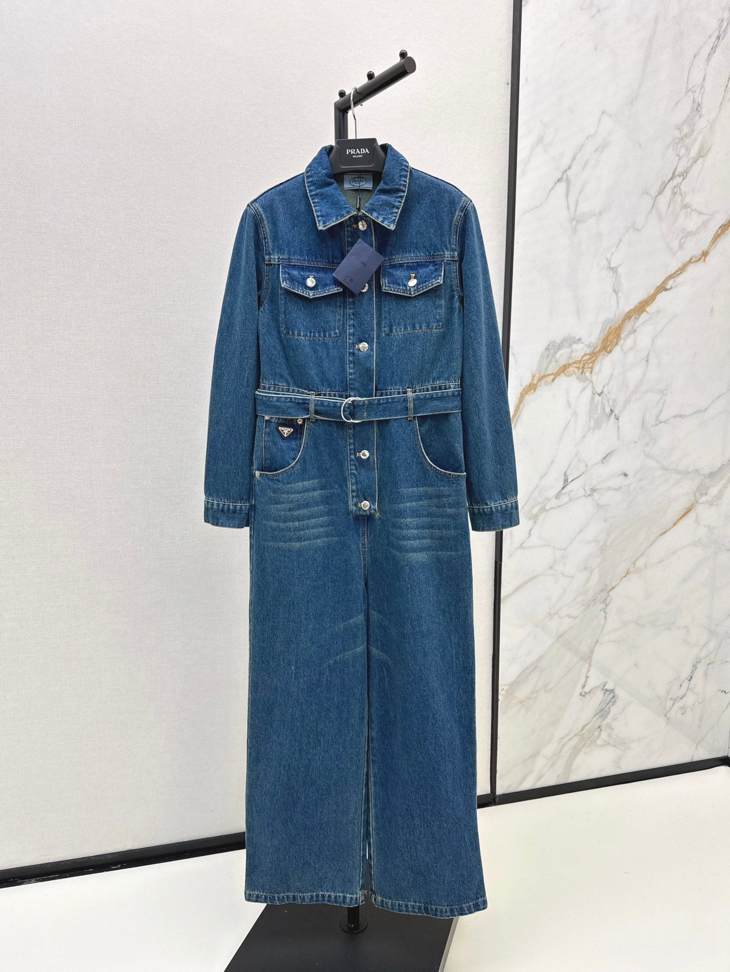 p 25ss cargo denim overall