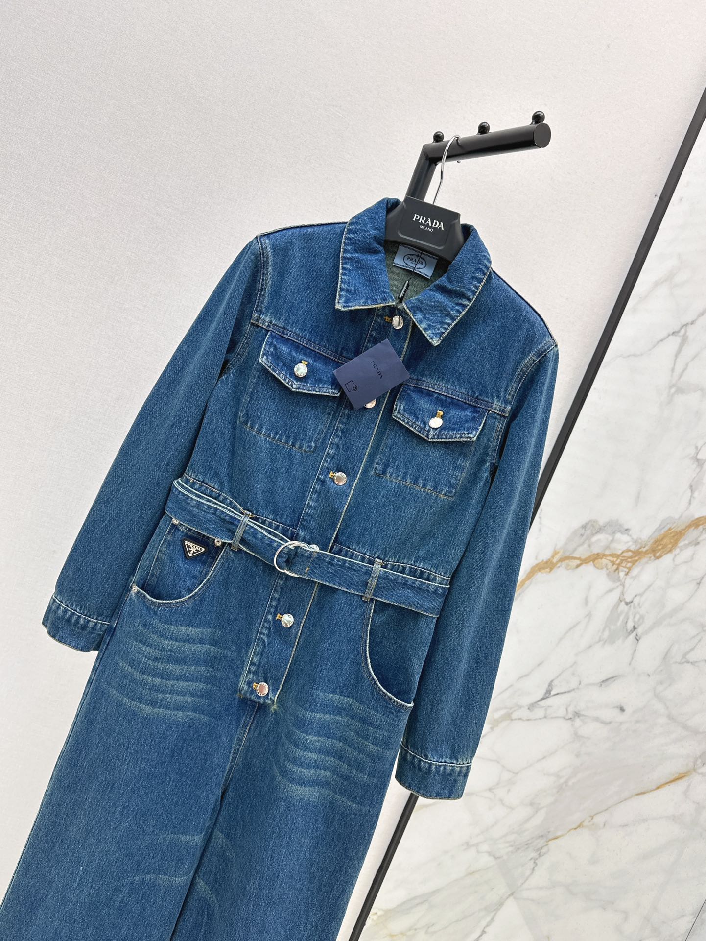 p 25ss cargo denim overall