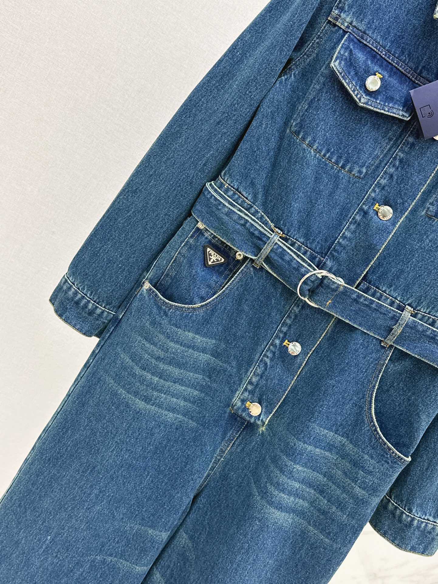p 25ss cargo denim overall