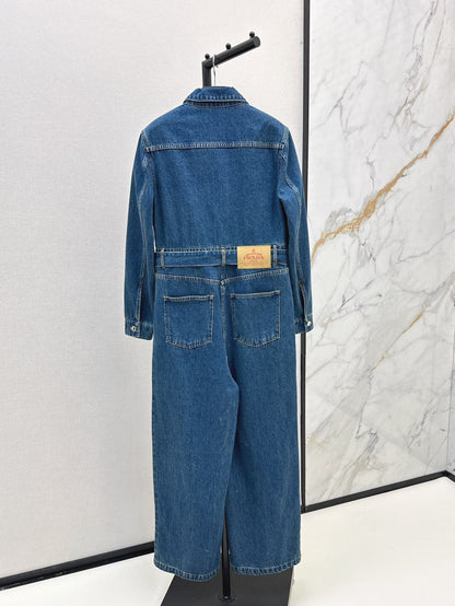 p 25ss cargo denim overall