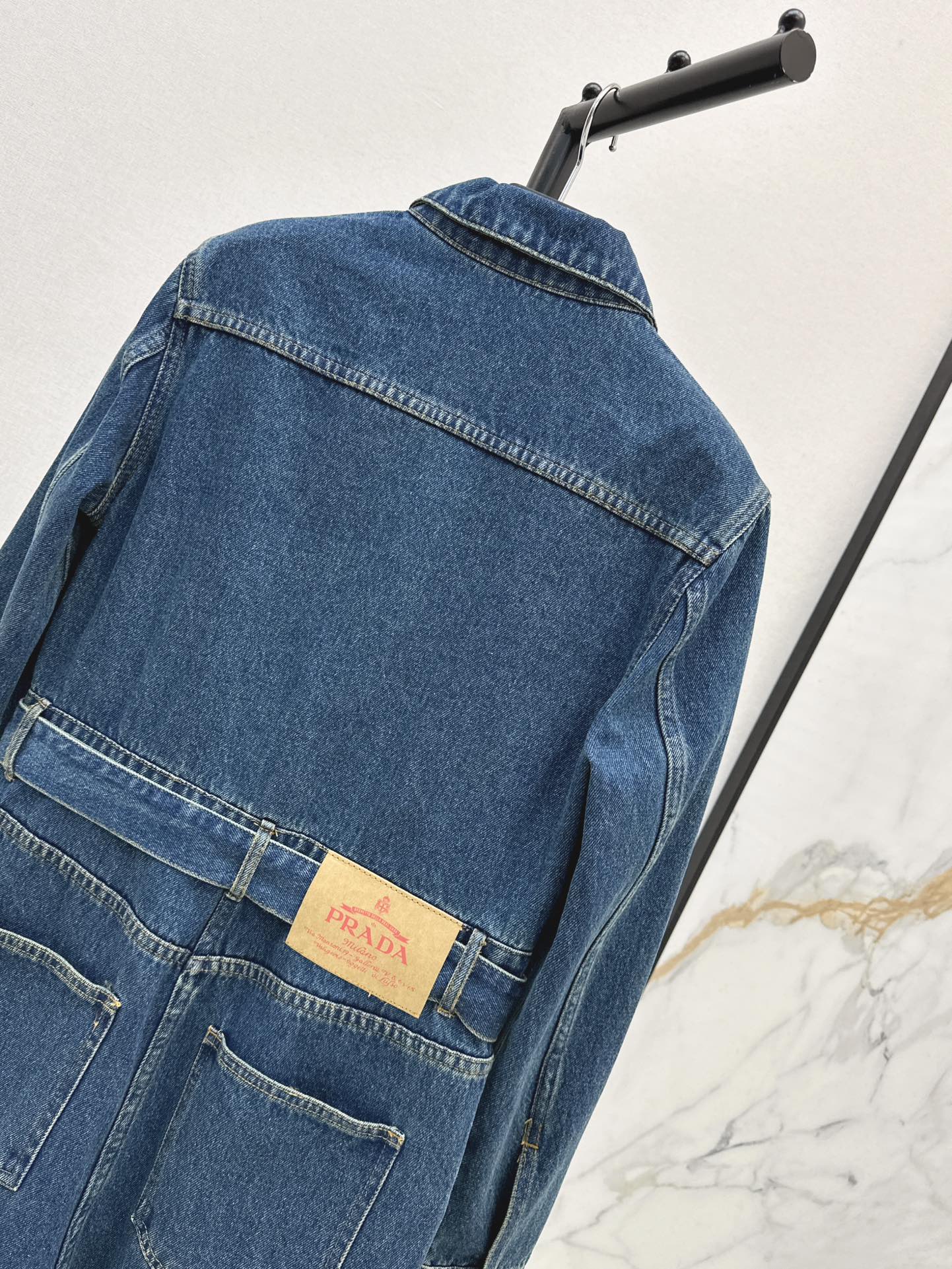 p 25ss cargo denim overall