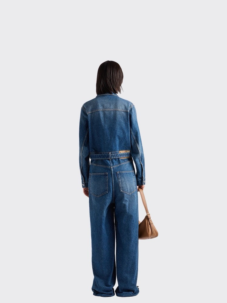 p 25ss cargo denim overall
