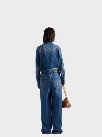 p 25ss cargo denim overall