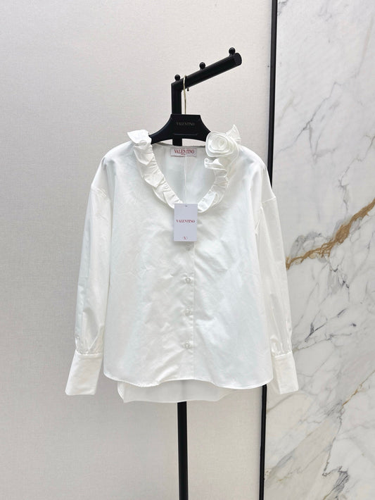 Val 25ss ruffle shirt