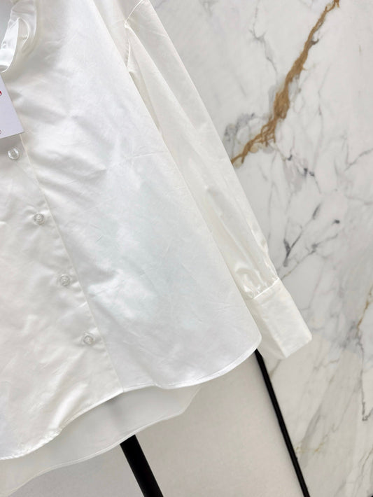 Val 25ss ruffle shirt