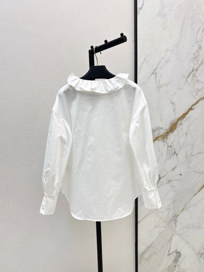Val 25ss ruffle shirt