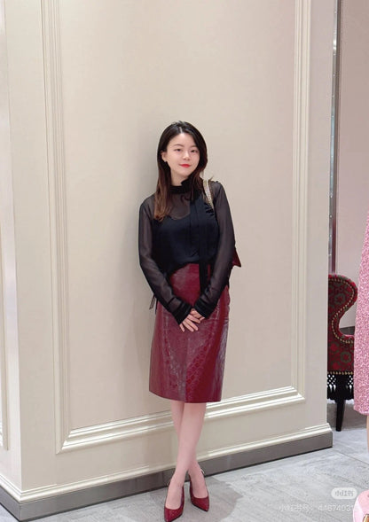 G 25ss silk shirt